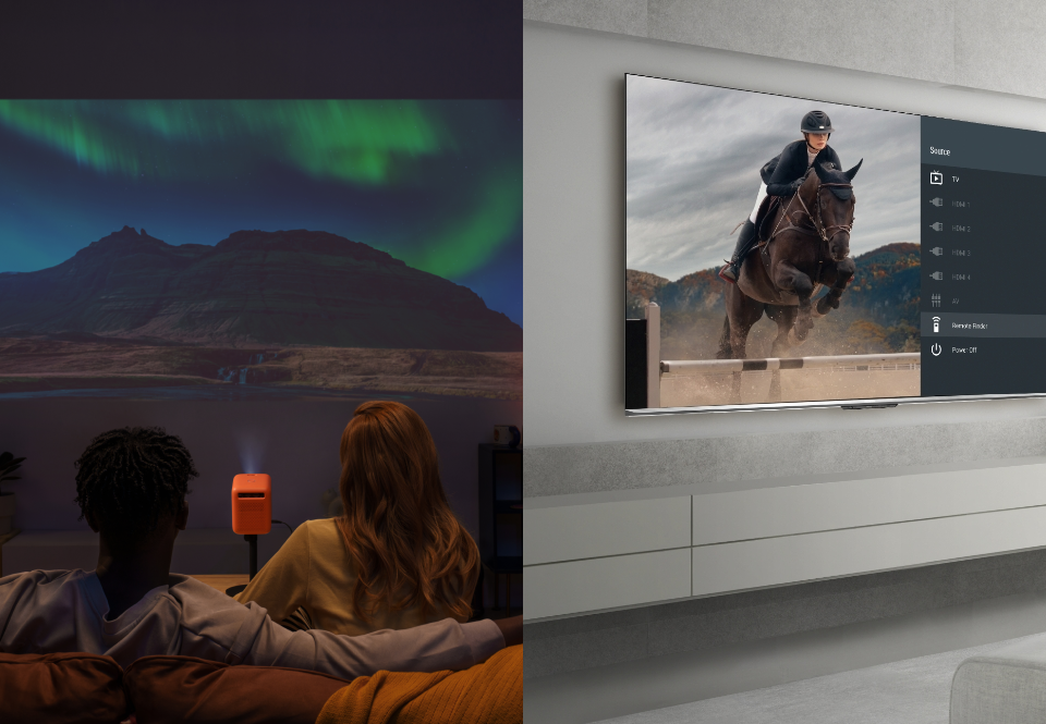 Projectors vs. TVs: The Eye-Friendly Viewing Alternative